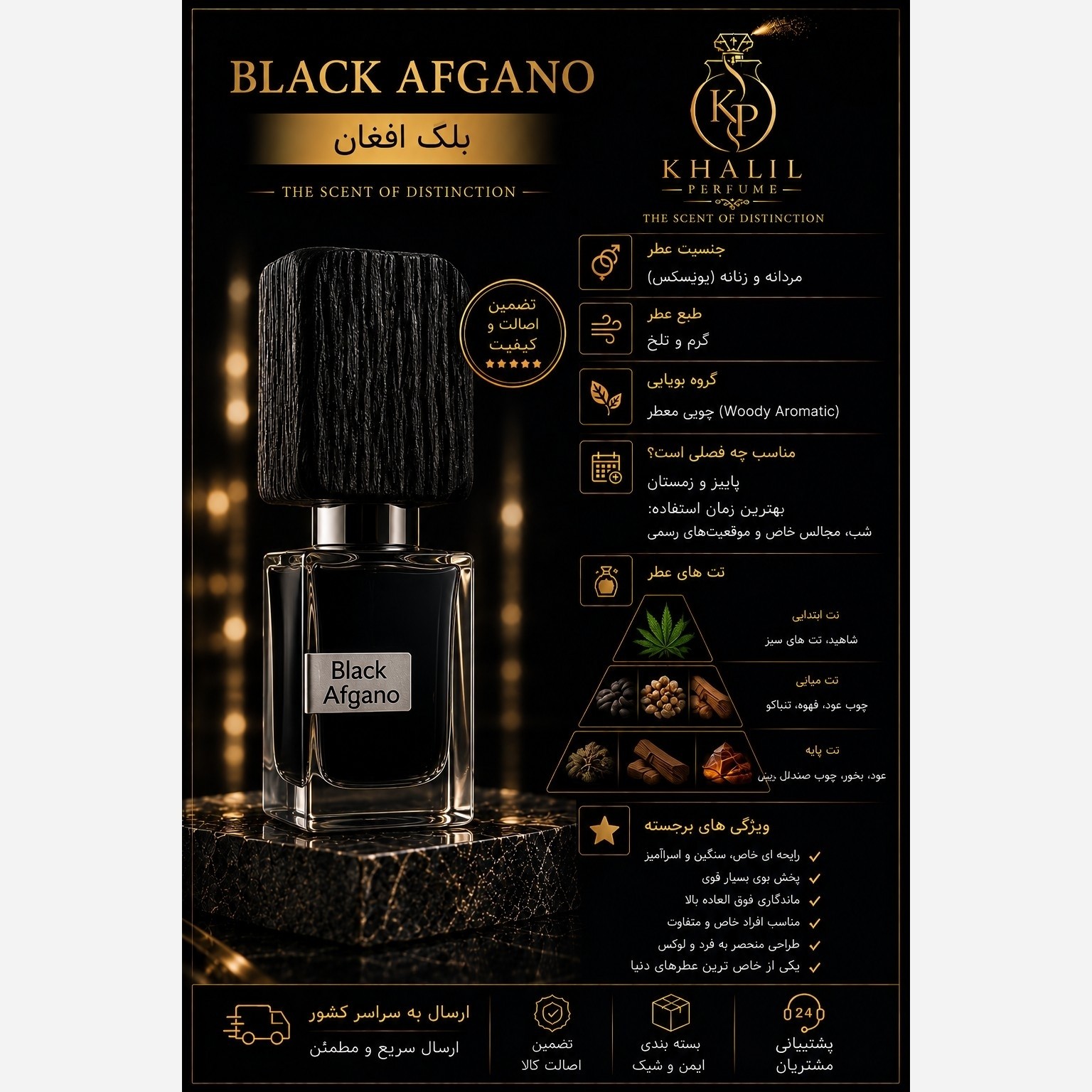 عطر ناسوماتو بلک افغان(هر میل)