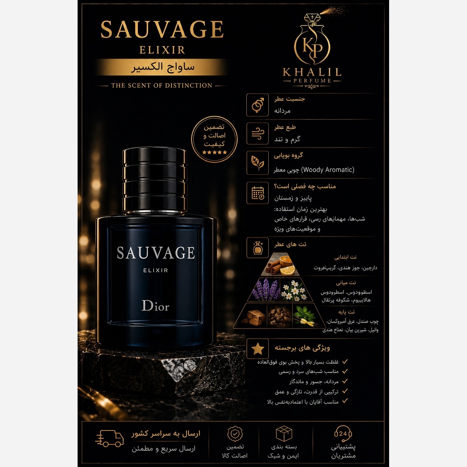 عطر ساواج الیکسیر (هر میل)