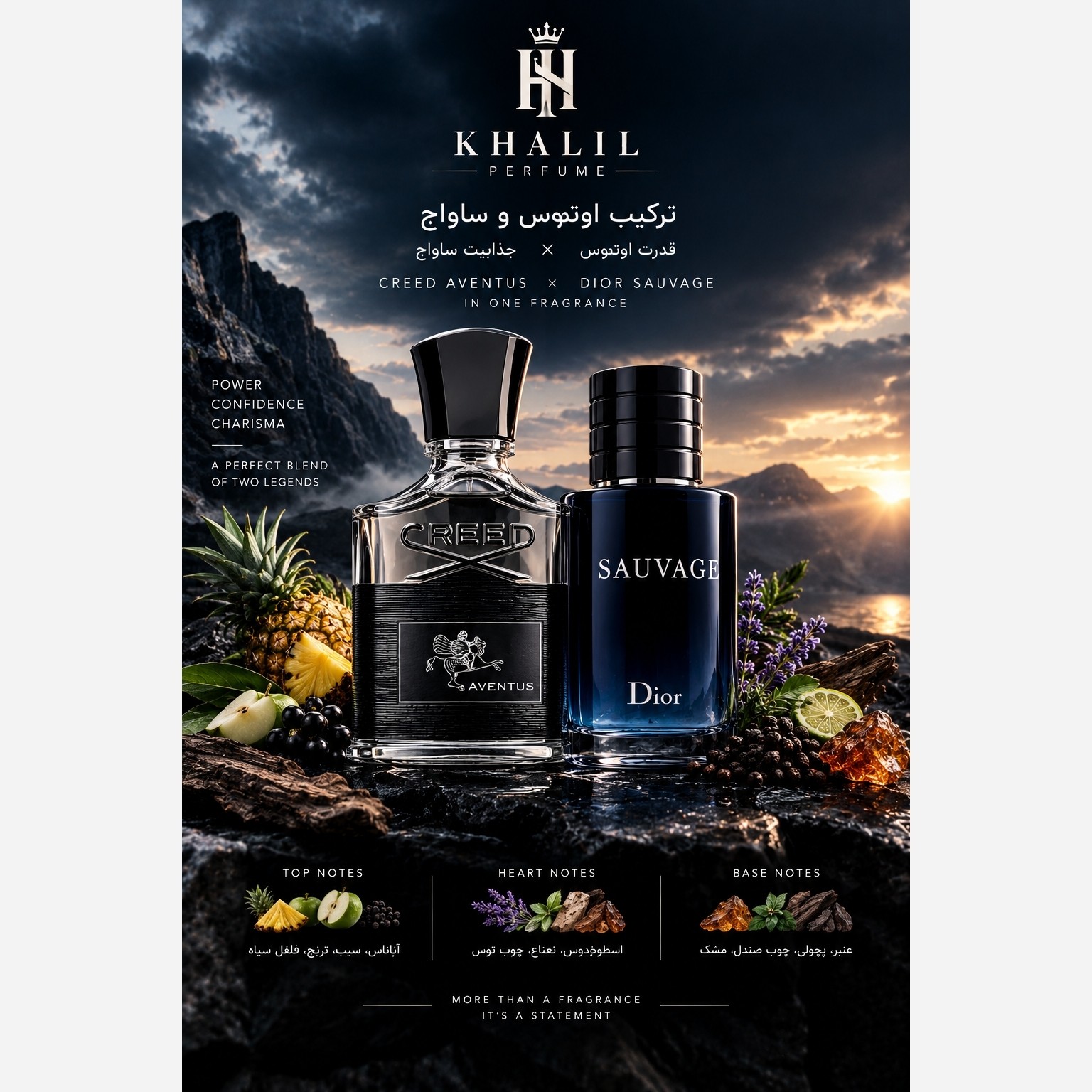 عطر ترکیبی ساونتوس ترکیب ساواج و اونتوس