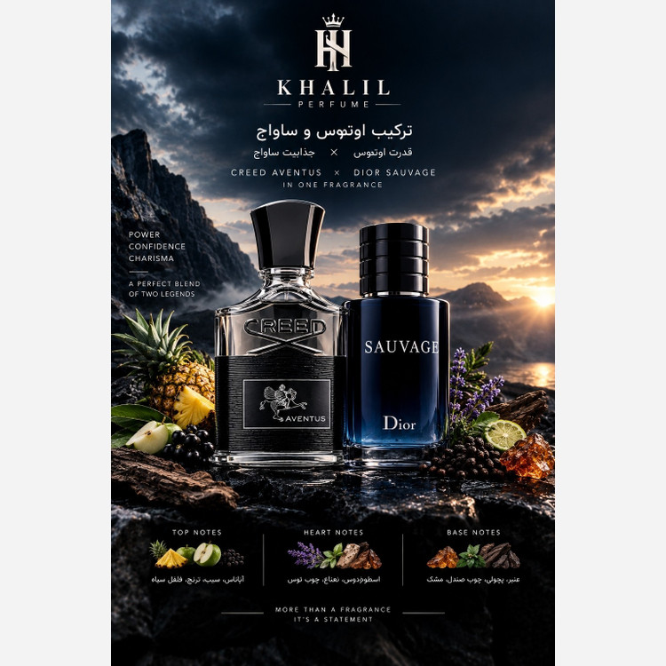 عطر ترکیبی ساونتوس ترکیب ساواج و اونتوس